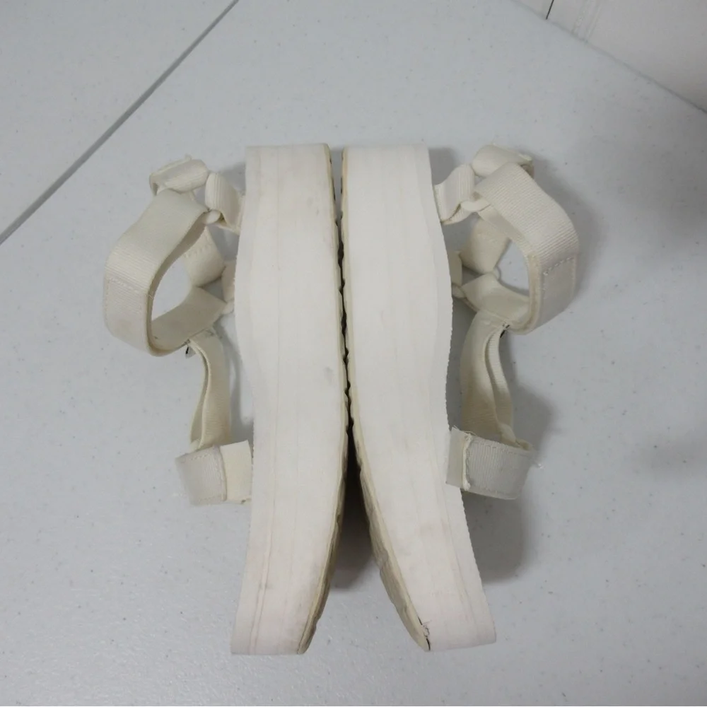 Teva Y2K White Flatform Universal Sandals Size 8 - Picture 4 of 16